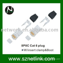 RJ45 plug with boot cat6